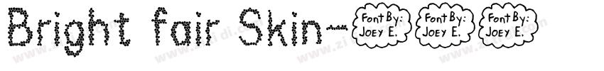 Bright fair Skin字体转换